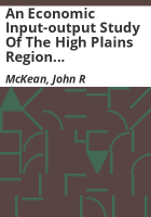 An_economic_input-output_study_of_the_High_Plains_region_of_eastern_Colorado