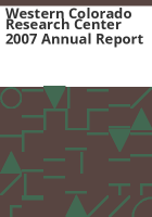 Western_Colorado_Research_Center_2007_annual_report