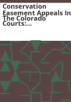 Conservation_easement_appeals_in_the_Colorado_courts