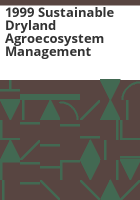 1999_sustainable_dryland_agroecosystem_management