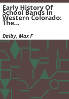 Early_history_of_school_bands_in_western_Colorado