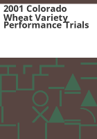 2001_Colorado_wheat_variety_performance_trials