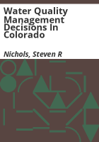 Water_quality_management_decisions_in_Colorado