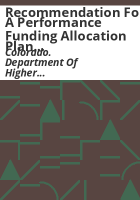 Recommendation_for_a_performance_funding_allocation_plan_to_the_Joint_Education_Committee