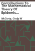 Contributions_to_the_mathematical_theory_of_epidemic_dynamics