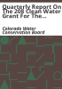 Quarterly_report_on_the_208_Clean_Water_Grant_for_the_Water_Quality_Control_Division_of_the_Colorado_Department_of_Health
