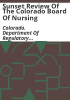 Sunset_review_of_the_Colorado_Board_of_Nursing
