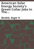 American_Solar_Energy_Society_s_Green_collar_jobs_in_the_U_S__and_Colorado_economic_drivers_for_the_21st_century