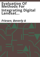 Evaluation_of_methods_for_integrating_digital_landsat_thematic_mapper_and_ancillary_data_for_mapping_land_cover_in_a_Rocky_Mountain_watershed