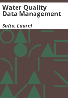Water_quality_data_management