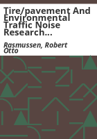 Tire_pavement_and_environmental_traffic_noise_research_study