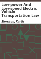 Low-power_and_low-speed_electric_vehicle_transportation_law