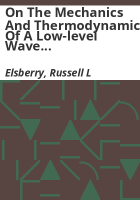 On_the_mechanics_and_thermodynamics_of_a_low-level_wave_on_the_easterlies