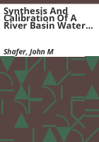 Synthesis_and_calibration_of_a_river_basin_water_management_model