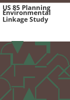 US_85_planning_environmental_linkage_study