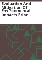 Evaluation_and_mitigation_of_environmental_impacts_prior_to_project_selection