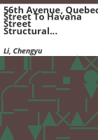 56th_Avenue__Quebec_Street_to_Havana_Street_structural_selection_report