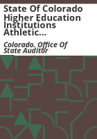 State_of_Colorado_Higher_Education_Institutions_athletic_programs_financial_compilation