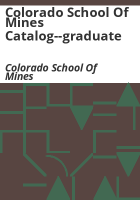 Colorado_School_of_Mines_catalog--graduate