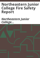 Northeastern_Junior_College_fire_safety_report